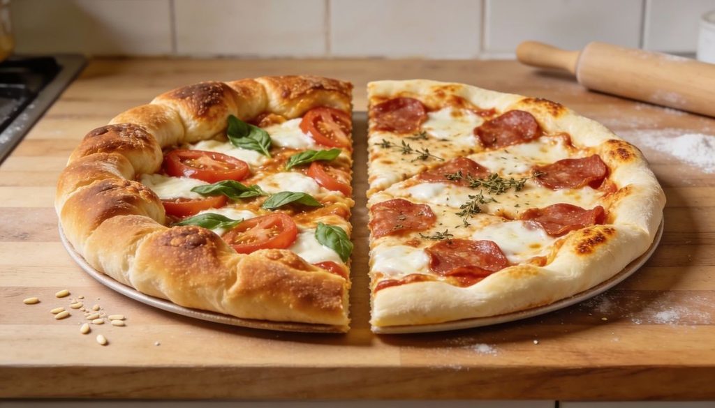 Diferencia entre pizza casera y pizza artesanal